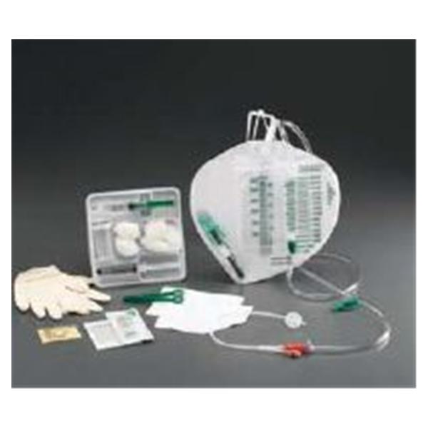 Tray Foley Catheter Lubri-Sil 18Fr Urine Meter 10/Ca